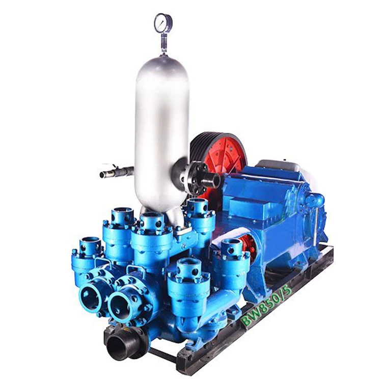 BW Series Mud Pump Flow Rate vs Borehole Diameter Chart