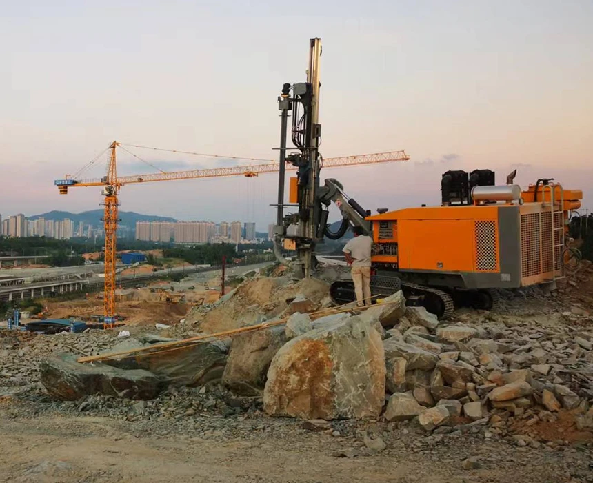Comprehensive Application Solution of Tracked Down-the-Hole Drill Rigs in Open-Pit Mining