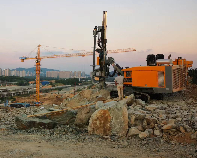 Comprehensive Application Solution of Tracked Down-the-Hole Drill Rigs in Open-Pit Mining