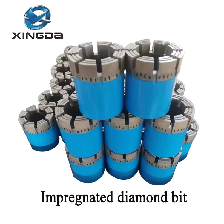 Impregnated diamond bit