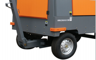 Hot Selling Diesel Engine Powered Mobile Portable Medium Pressure Screw Air Compressor Air Motor Pump for Drilling Construction