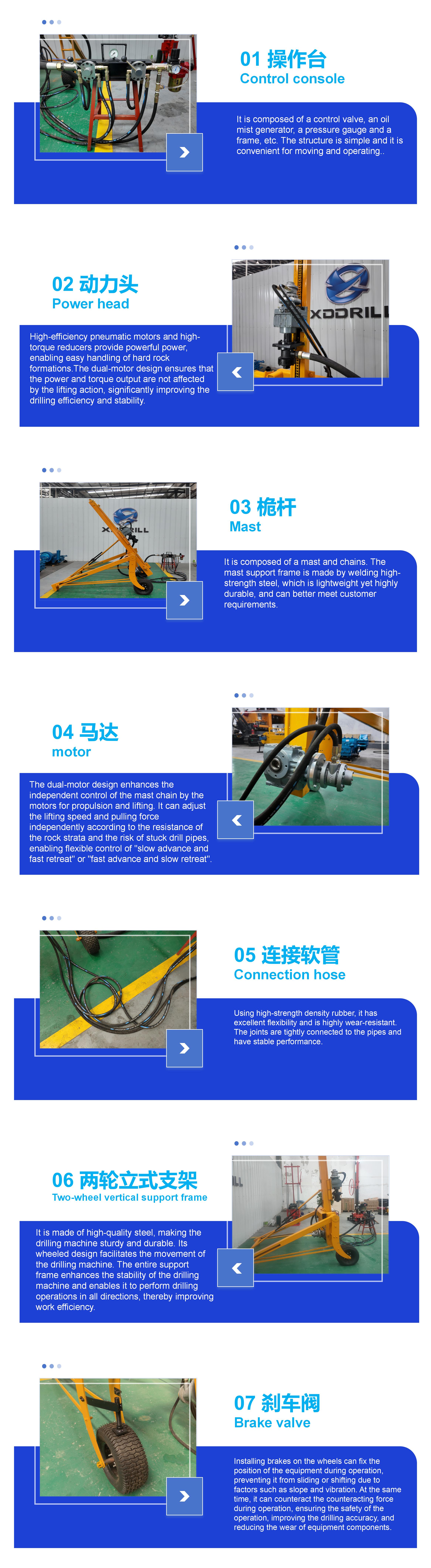 XDQ-150 Pneumatic DTH Drilling Rig