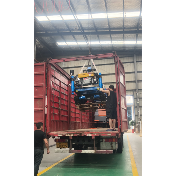Set Sail for South America! Two Crawler DTH Drilling Rigs with Matching Air Compressors Loaded for Shipment to Chile