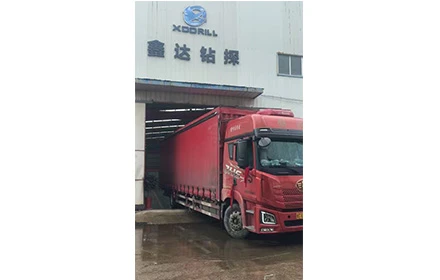 Set Sail for South America! Two Crawler DTH Drilling Rigs with Matching Air Compressors Loaded for Shipment to Chile