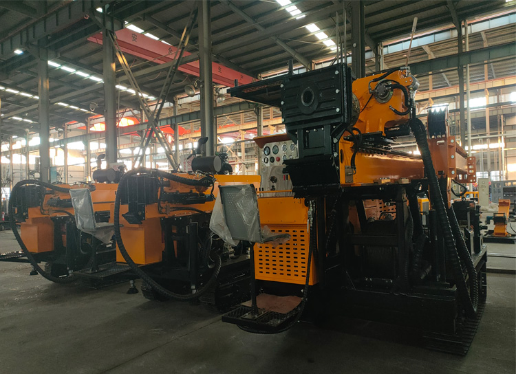 Two Full-Hydraulic Core Drilling Rigs Loaded for Shipment to Central Asia for Mineral Exploration