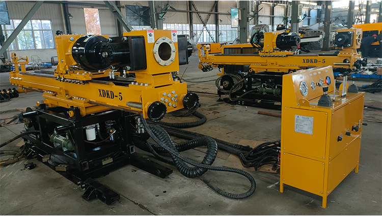 Two XDKD-5 Underground Full-Hydraulic Core Drilling Rigs of Xingda Machinery Loaded and Shipped to Africa for Underground Mineral Exploration