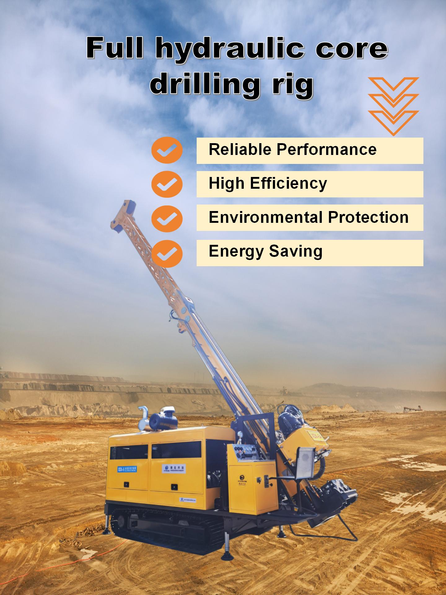 XDX-5A Crawler Core Drilling Rig Nickel Exploration Project, Mozambique