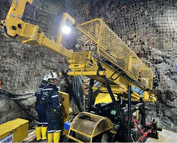 Crawler Underground Core Drilling Rig Service for Copper Mine Project in South America