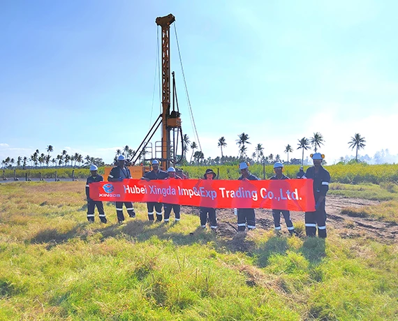 XDX-5A Crawler Core Drilling Rig Nickel Exploration Project, Mozambique