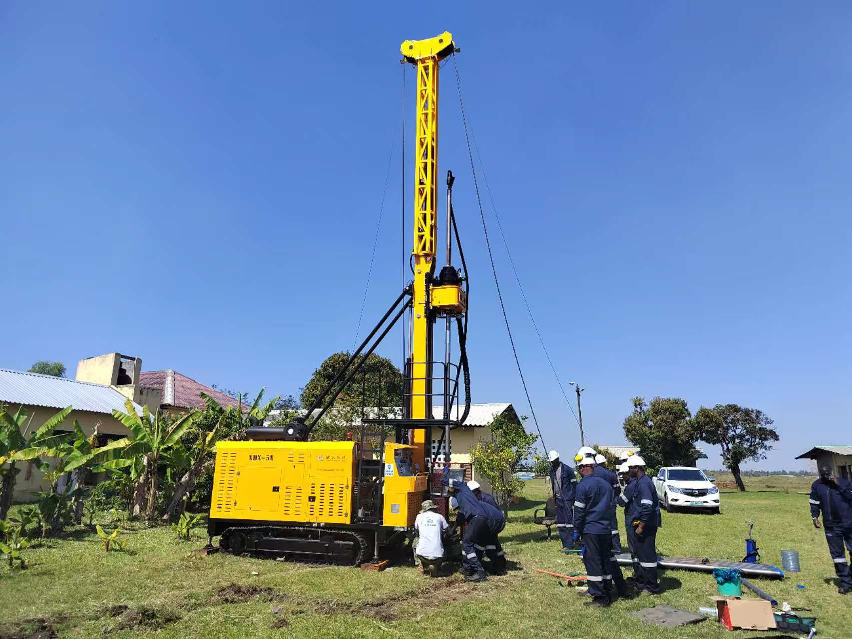 XDX-5A Crawler Core Drilling Rig Nickel Exploration Project, Mozambique