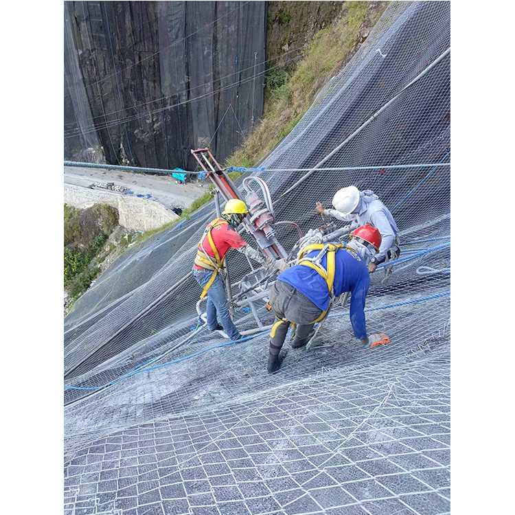 Pneumatic DTH Drilling Rig for Slope Stabilization Construction