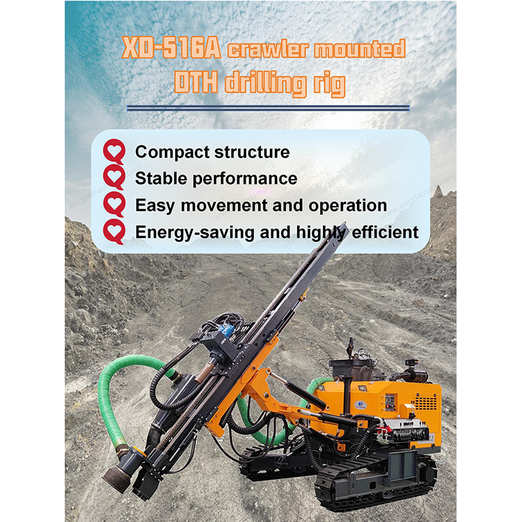 XD-516A Crawler DTH Drilling Rig Shipped to Overseas Project