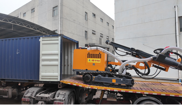 XD-516A Crawler DTH Drilling Rig Shipped to Overseas Project