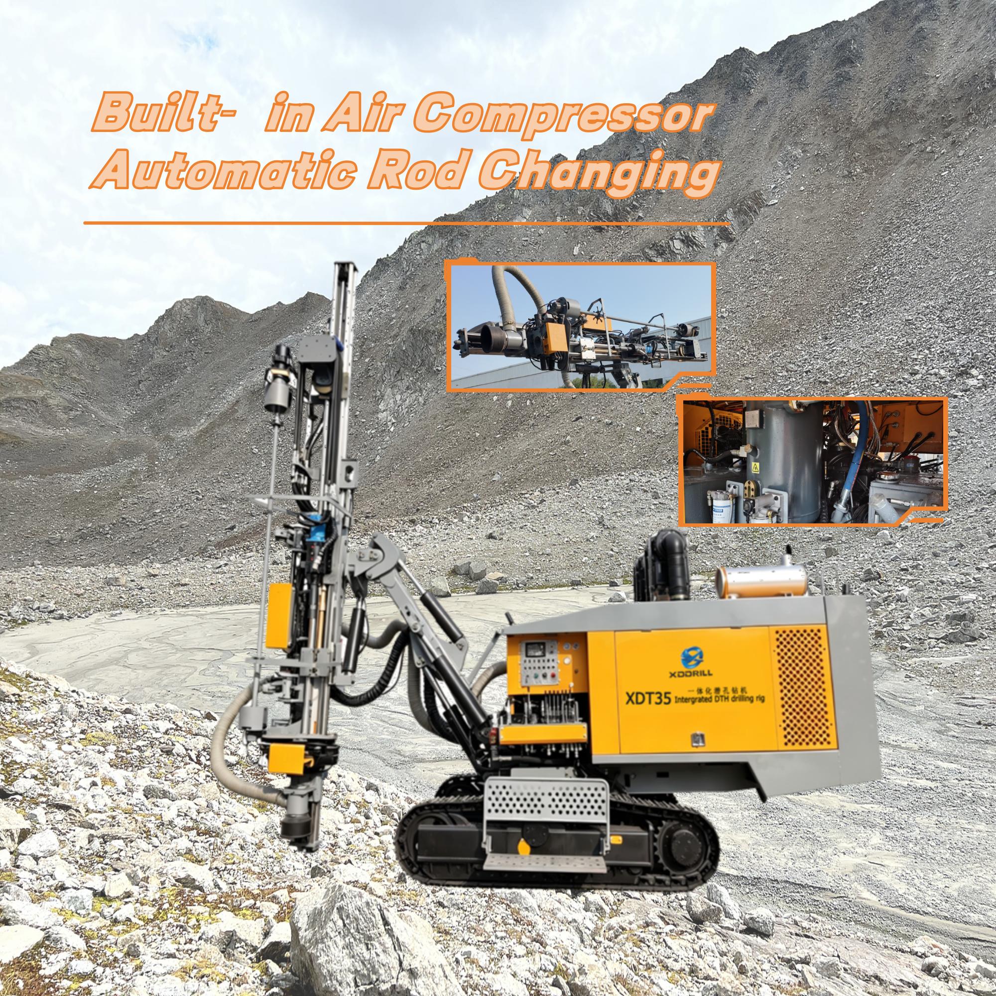 XDT35 Integrated Hydraulic DTH Drilling Rig