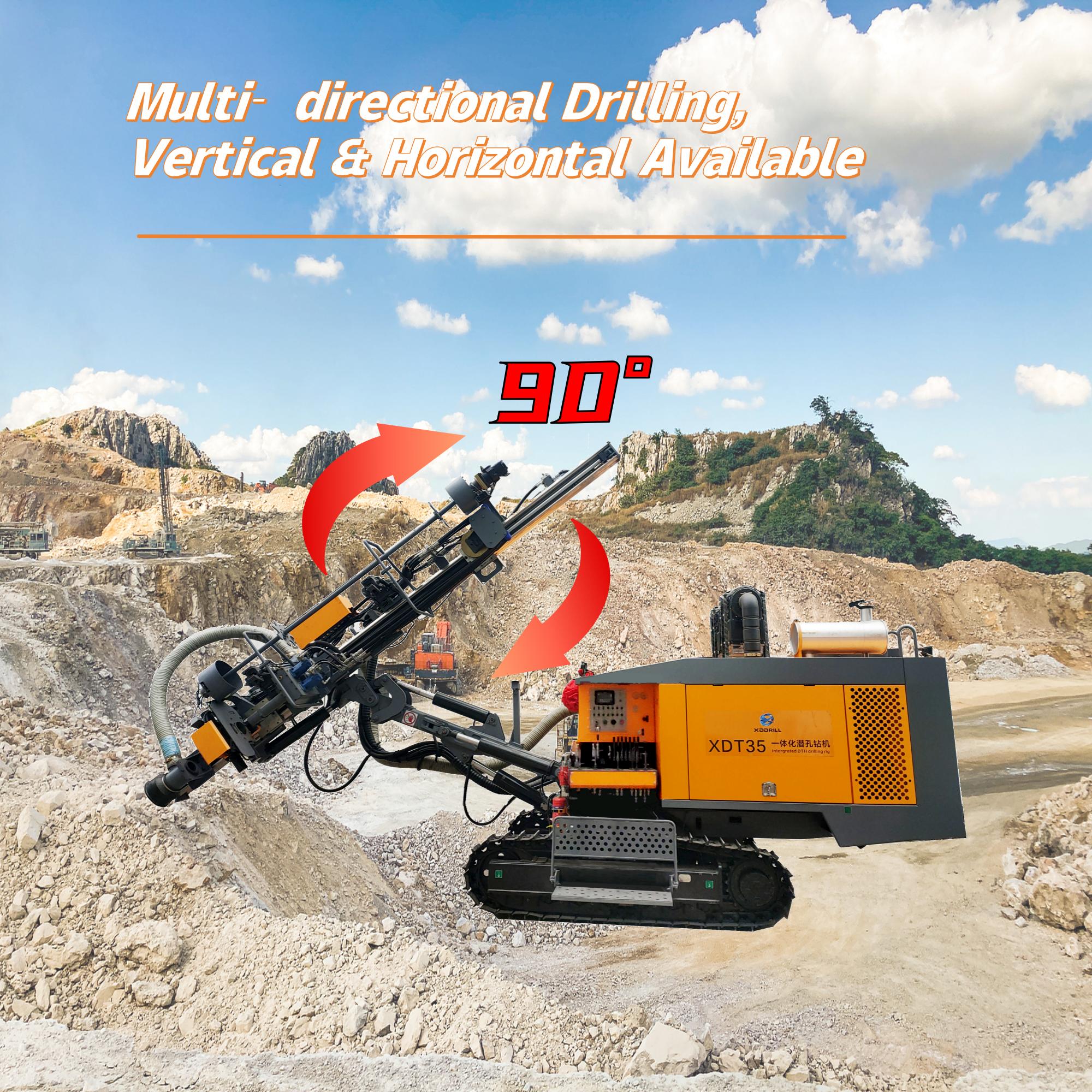 XDT35 Integrated Hydraulic DTH Drilling Rig