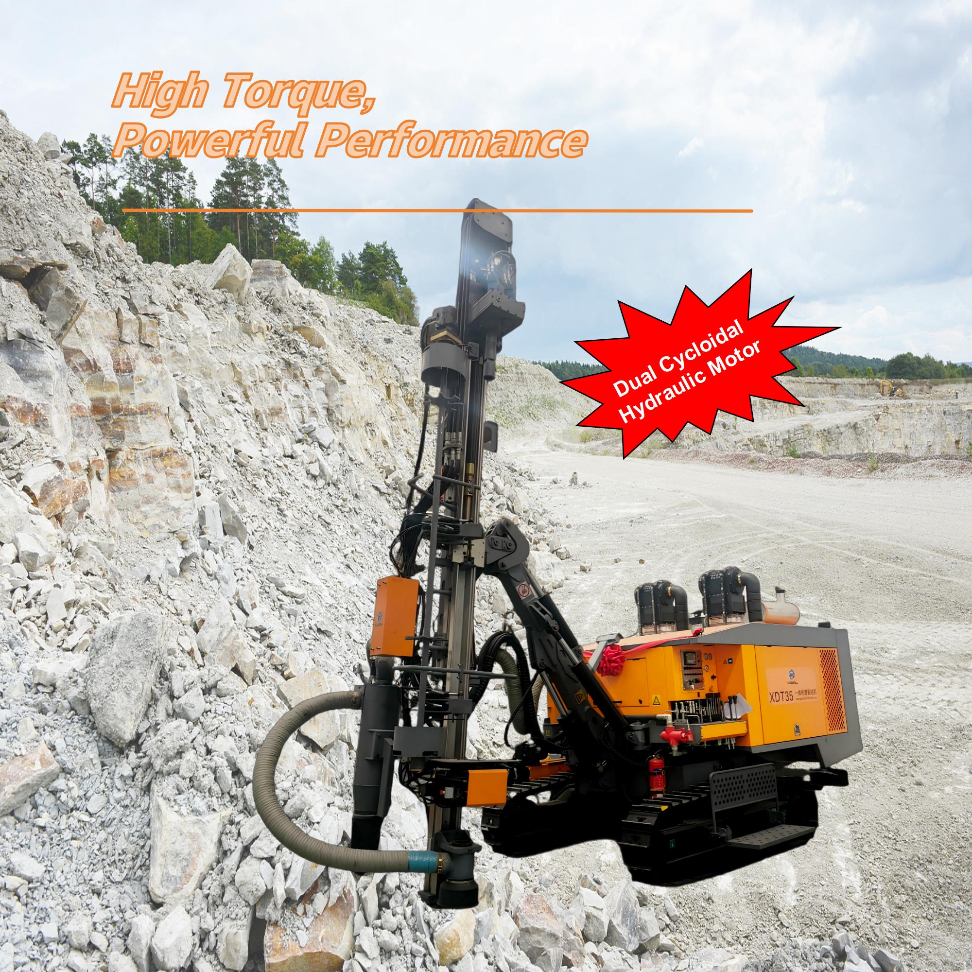 XDT35 Integrated Hydraulic DTH Drilling Rig