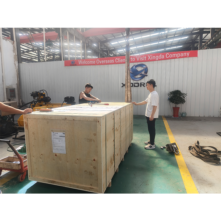 XDD-110 Portable DTH Drilling Rig Complete Package Shipped to Peru Under High-Temperature Conditions
