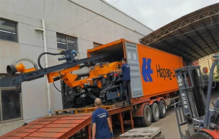 XD-518 Crawler DTH Drilling Rig Complete Set Shipped to Africa