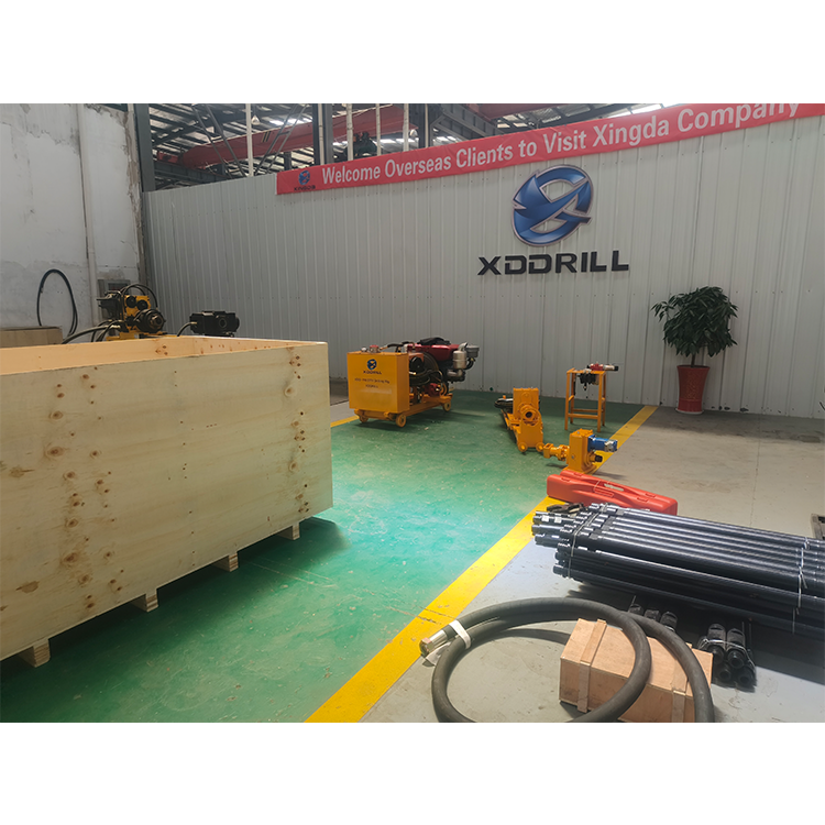 XDD-110 Portable DTH Drilling Rig Complete Package Shipped to Peru Under High-Temperature Conditions