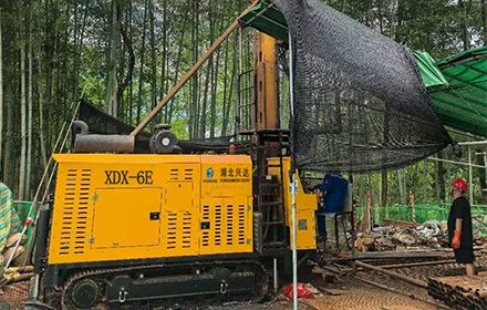 Construction Update: XDX-6 Full Hydraulic Core Drilling Rig Works at Hengyang Site, Hunan, Advancing Steadily Toward 1400m Designed Depth